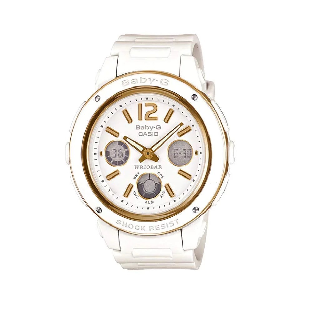 White & gold baby g shock
